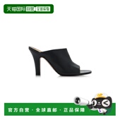 Row 舒适拖鞋 女士 皮质凉拖 香港直邮The 黑色时尚 Signum Black