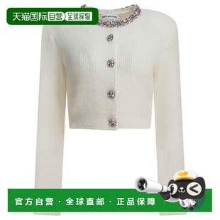 1h可退 香港直邮Self-Portrait 女士 精饰羊毛混纺针织开衫 AW251