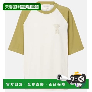 女士 Paris Ami 棉质针织T恤 1h可退 Cœur 香港直邮Ami