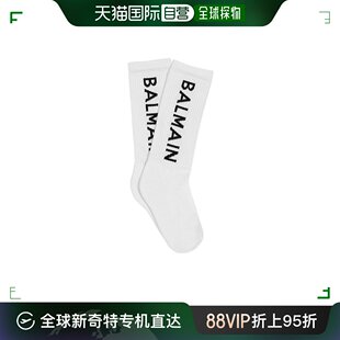 香港直邮Balmain 徽标袜子 BS0P50Z0553