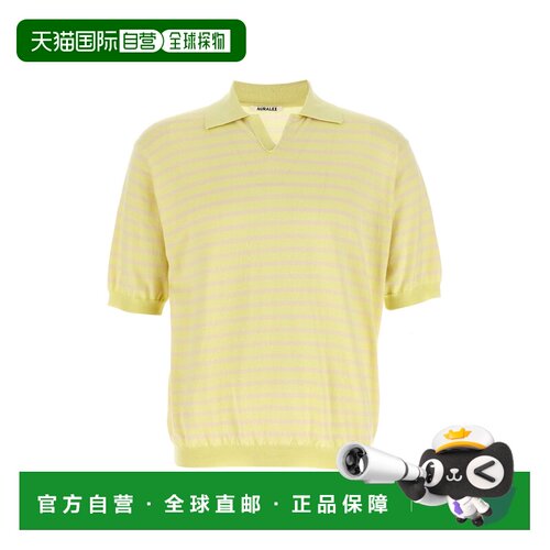 1h可退 香港直邮AURALEE 男士 Skipper Polo衫 A26SP01SBYELLOWPI