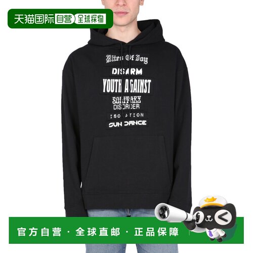 1h可退 香港直邮Raf Simons 拉夫 西蒙 男士 连帽衫 211M163B1900