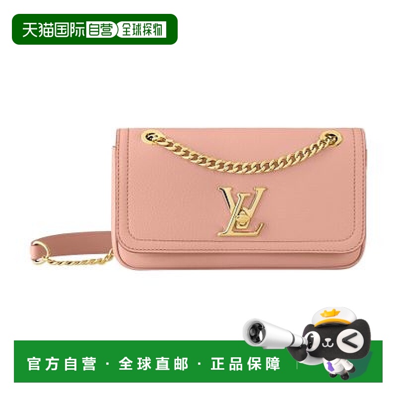 自营1h可退 欧洲直邮LV/路易威登 LockMe东西链条单肩包正品百搭