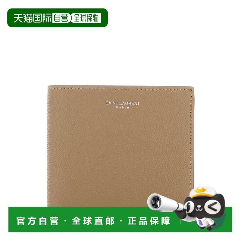 香港直邮Saint Laurent 圣罗兰 男士 徽标钱包 396303BTY0E牛皮