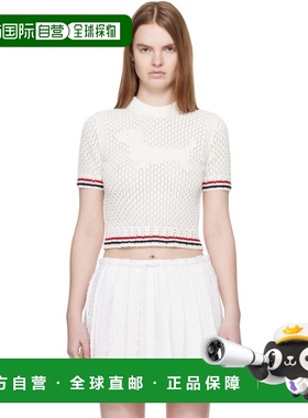 1h可退 香港直邮Thom Browne 汤姆 布朗 女士 白色 Cotton Pointe