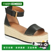 GLYN 欧洲直邮See SB32201米色 女士 坡跟凉鞋 Chloe