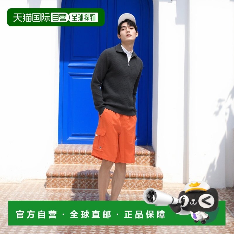 香港直邮1h可退 MISSONI 米索尼 男士 羊绒半拉链毛衣 US25WN0PBK