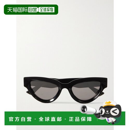 1h可退 香港直邮Bottega Veneta 葆蝶家 女士 黑色 Sharp Cat-Eye