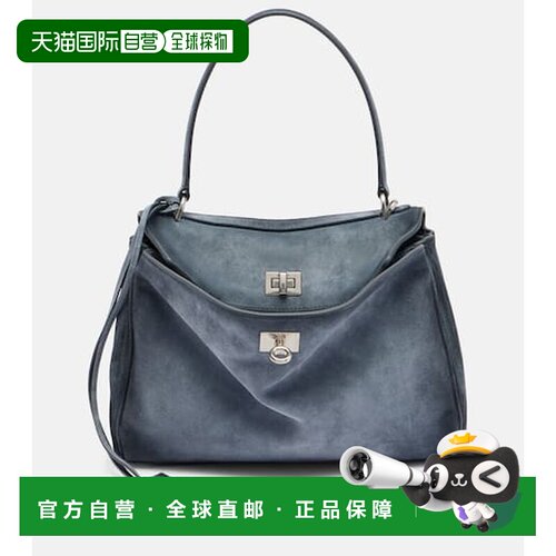 1h可退 香港直邮Balenciaga 巴黎世家 女士 Rodeo 小号绒面革手提