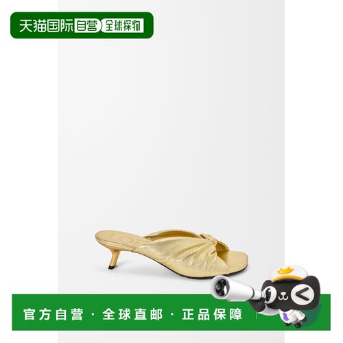 自营欧洲直邮Loewe罗意威 女士金色层压羊皮革Peb【付后1h可退】
