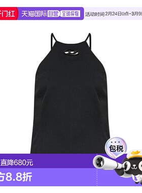 1h可退 香港直邮Diesel 迪赛 女士 D 牌無袖上衣 A200940PHAL性感