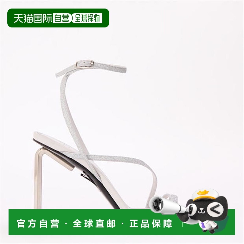 1h可退 香港直邮off-white 女士 平底凉鞋 metal金属色 舒适时尚