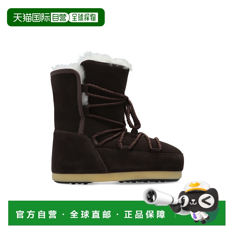 1h可退 欧洲直邮moon boot 女士 防寒靴雪地靴厚底保暖防滑中筒