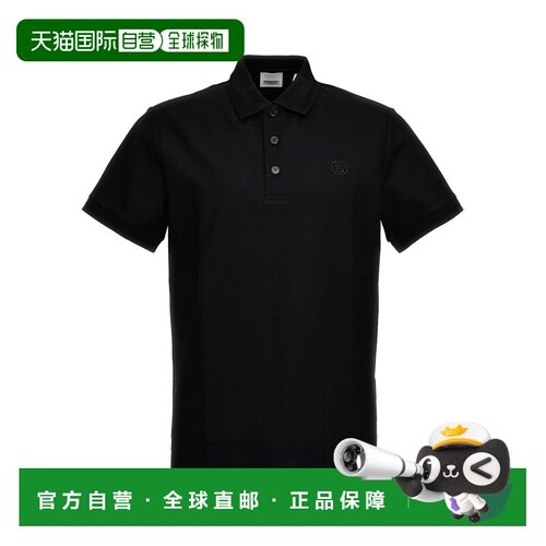1h可退 香港直邮BURBERRY 男士T恤 8084010BLACK SS2024 黑色 BUR