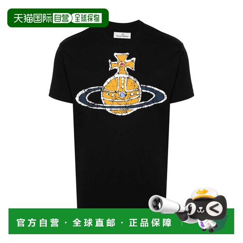 1h可退 香港直邮VIVIENNE WESTWOOD 男士T恤 3G01001LJ001MSS24N4