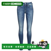 女士 Star 欧洲直邮G SKINNY Raw SUPER 蓝色紧身裤 LYNN 牛仔裤