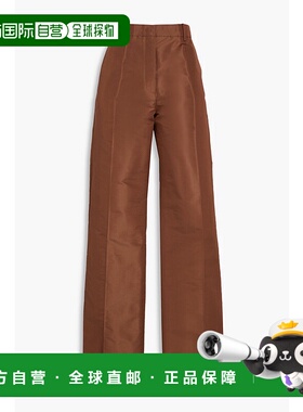 香港直邮valentino 华伦天奴 女士 真丝-罗缎阔腿裤 B3RB4M76DEYT