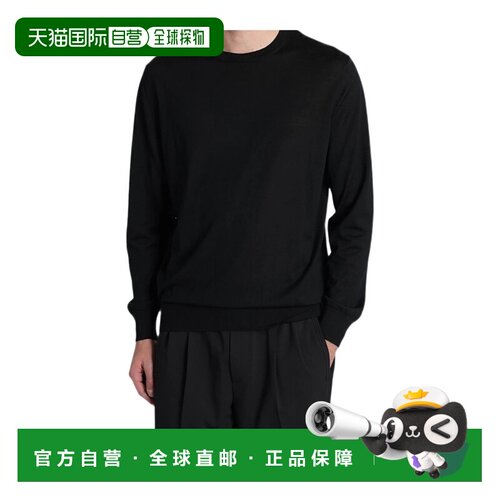 1h可退 香港直邮Z ZEGNA 男士卫衣 UGM00A2110K09 AW2025 黑色 圆