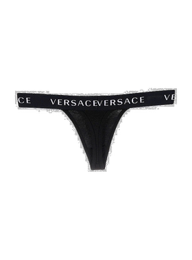 1h可退 香港直邮Versace logo裤腰丁字内裤 AUD04070AC00058A1008