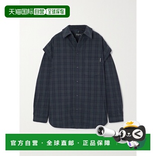 1h可退 香港直邮Balenciaga 巴黎世家 男士 宽大可拆卸衬衫 75172