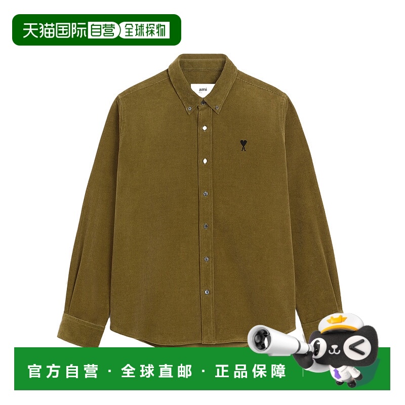 香港直邮Ami Paris 长袖衬衫 HSH797CO0089.