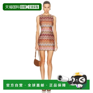 1h可退 香港直邮MISSONI 米索尼 女士 无袖直筒连衣裙 DS26SG2A