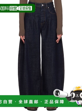 香港直邮Jacquemus 女士 蓝色 The Ovalo de-Nîmes 牛仔裤 25HPAW