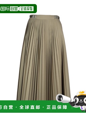 香港直邮DIOR 迪奥 女士 百褶中长半身裙 441J69A3332百褶裙a字裙