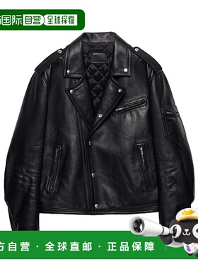 香港直邮Prada 长袖机车夹克 58A20711KDSOOO复古