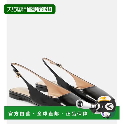 香港直邮Gianvito Rossi 吉安维托 罗西 女士 Freeda 皮质露跟平