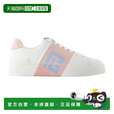 香港直邮Balmain 巴尔曼 女士 B-COURT 运动鞋 FN0VI690LVBP