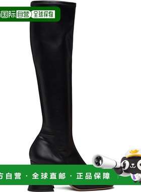 1h可退 香港直邮Chloe 蔻依 女士 黑色 Janis Heeled 高筒靴 CH25