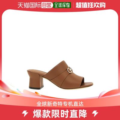 香港直邮Salvatore Ferragamo 徽标凉鞋 0758226SELLA