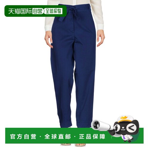 1h可退 香港直邮GOLDEN GOOSE 女士 阔腿裤 blue蓝色 舒适时尚