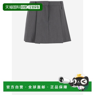 1h可退 女士半身裙104357A18EI72包臀裙百褶裙 欧洲直邮PINKO