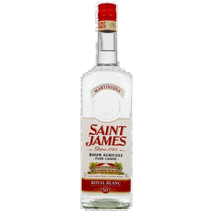 欧洲直邮SAINT JAMES兰姆酒白色劲足浓香细腻丝滑芬芳香醇馥郁1L