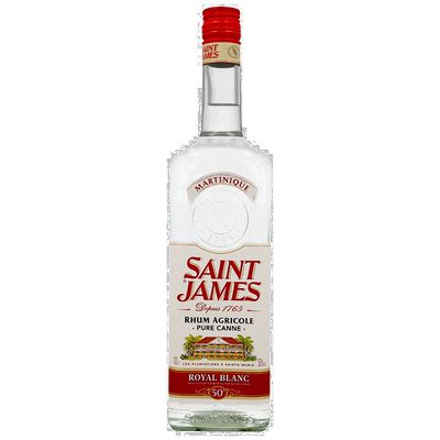 欧洲直邮SAINT JAMES兰姆酒白色劲足浓香细腻丝滑芬芳香醇馥郁1L
