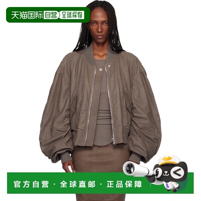 1h可退 香港直邮rick owens 瑞克 欧文斯 女士 灰褐色 Temple Sec