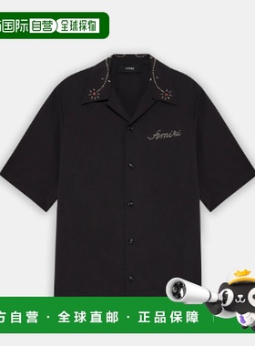 1h可退 香港直邮AMIRI 男士 黑色衬衫 AMTOSH1013 black黑色 舒适