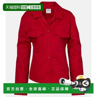 香港直邮Courreges 舒适时尚 女士 red红色 徽标衬衫 1h可退