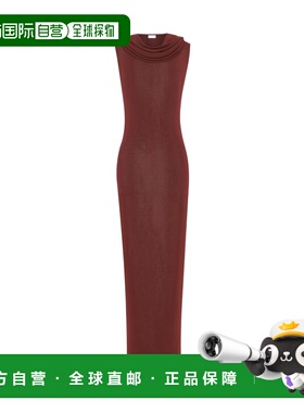 1h可退 香港直邮Saint Laurent 无袖连帽连衣裙 745646Y76BM