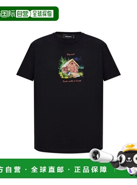 香港直邮Dsquared2 二次方 男士 短袖T恤 S74GD1397D20020