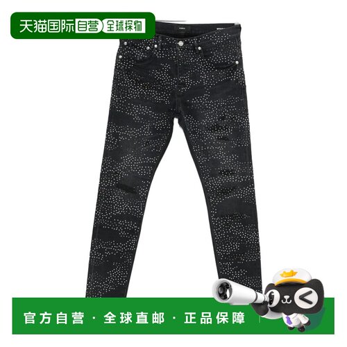 香港直邮Purple Brand 男士牛仔裤 P001KHCW SS2026 黑色 Purple