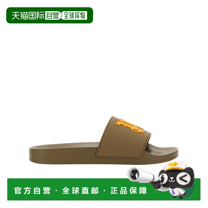 1h可退 香港直邮Palm Angels 棕榈天使 男士 圆头平底拖鞋 PMIC01