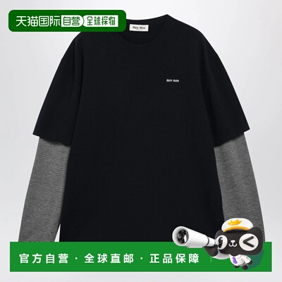 香港直邮MIU MIU 女士针织衫 MML07LOOO6061F095J AW2026 蓝色