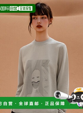 香港直邮Rick Owens Drkshdw 徽标图案长袖T恤 DU02B4279RIGEP208