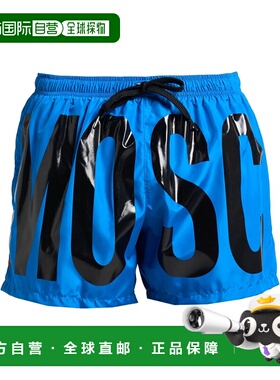 香港直邮Moschino 莫斯奇诺 男士 泳裤 BLUE 蓝色短裤时尚舒适