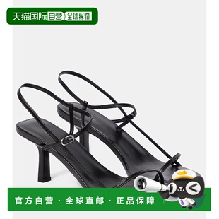 女士 Bare 皮质凉鞋 1h可退 舒适时尚 Row black黑色 香港直邮The