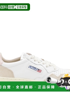 1h可退 香港直邮AUTRY 女士 MEDALIST 白色皮质运动鞋 AULWLS37