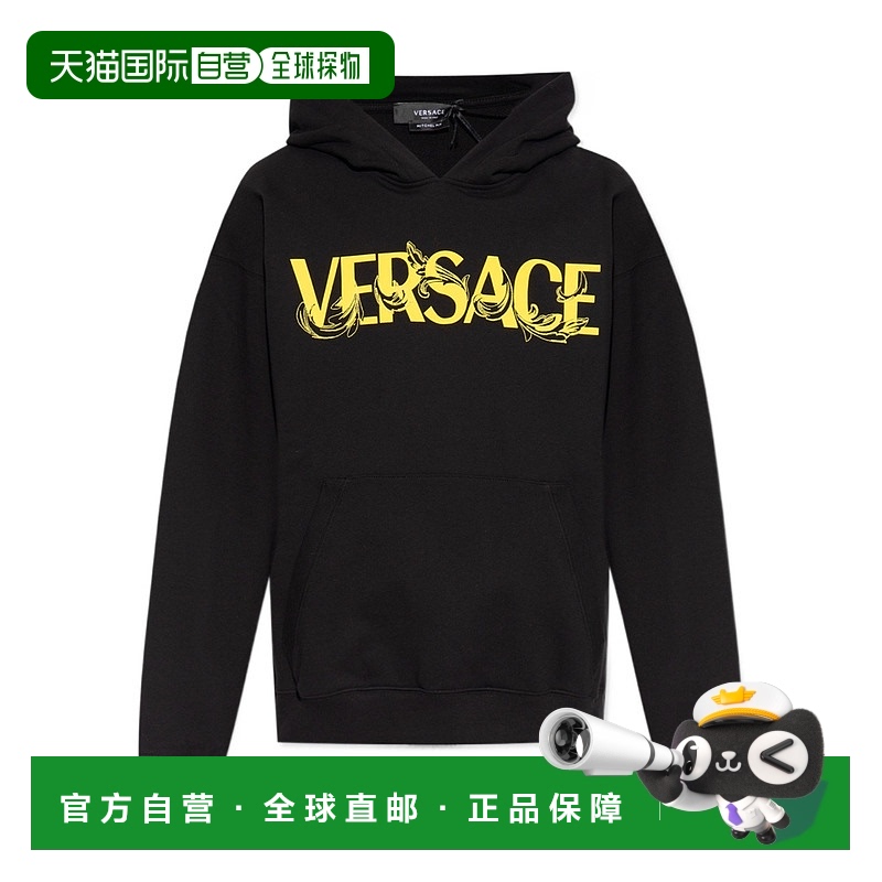 香港直邮VERSACE 23FW 长袖连帽卫衣 Men范思哲
